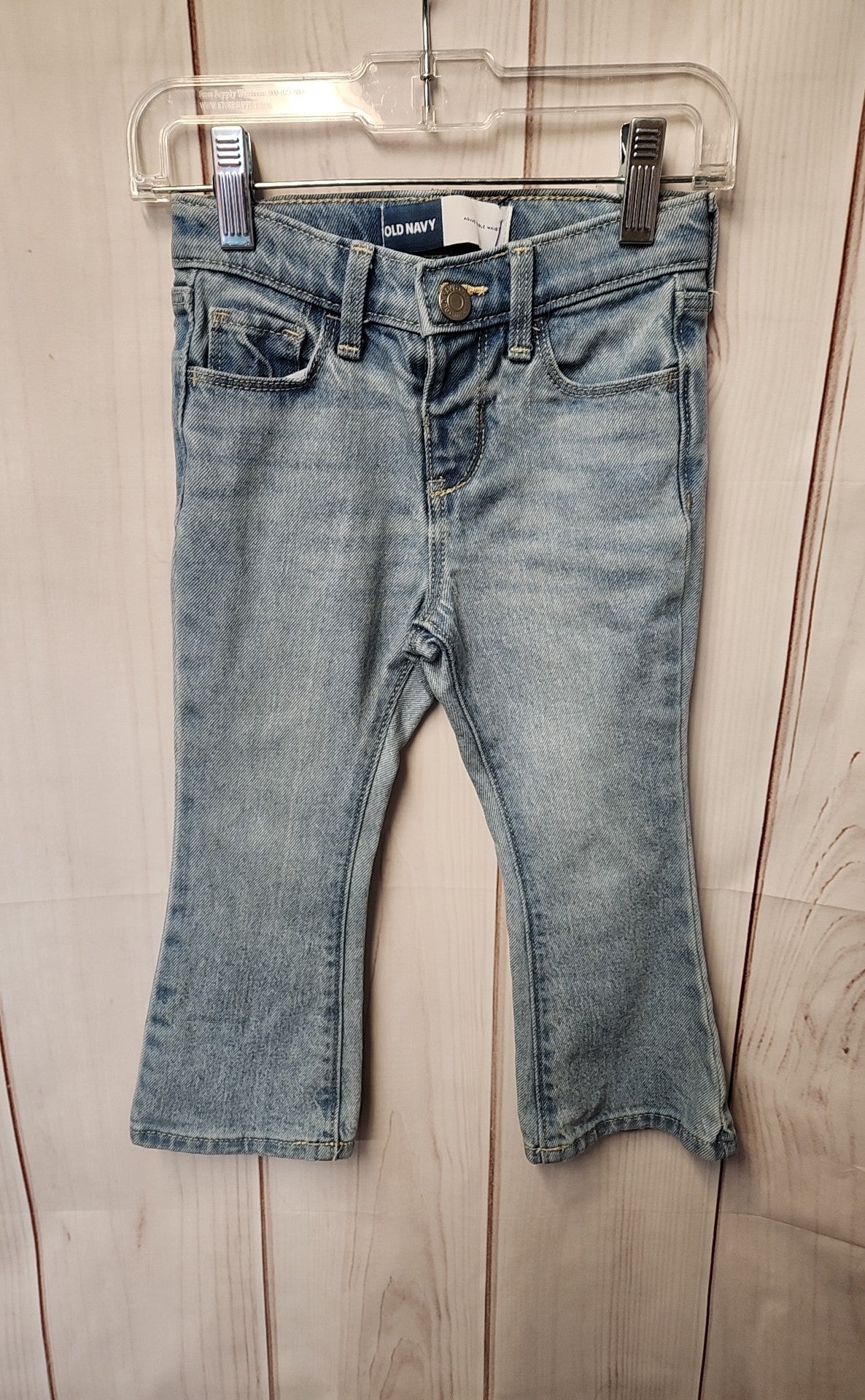 Old Navy Girl's Size 3 Blue Jeans Adjustable Waist