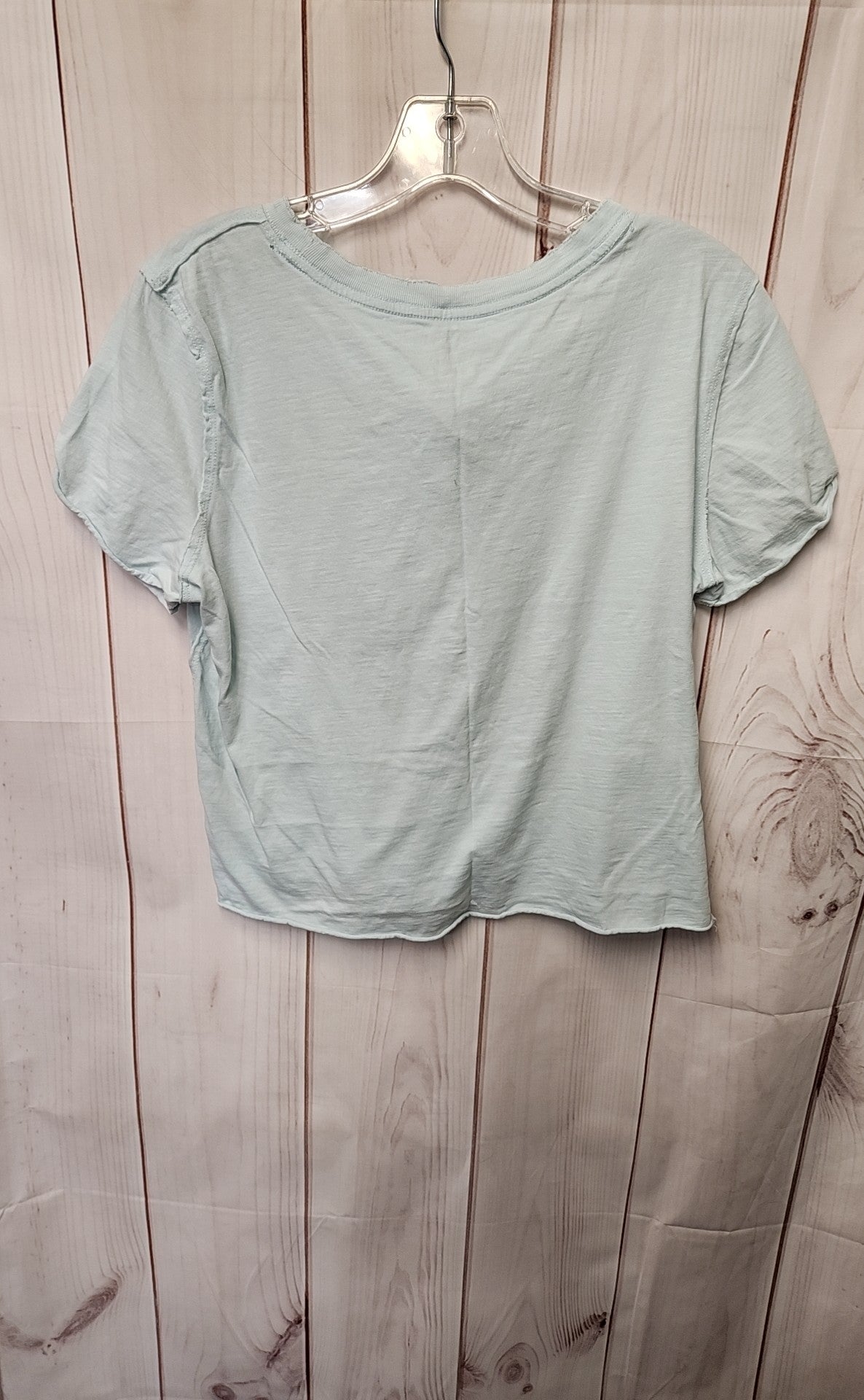 Anthropologie Women's Size XS Light Blue Short Sleeve Top