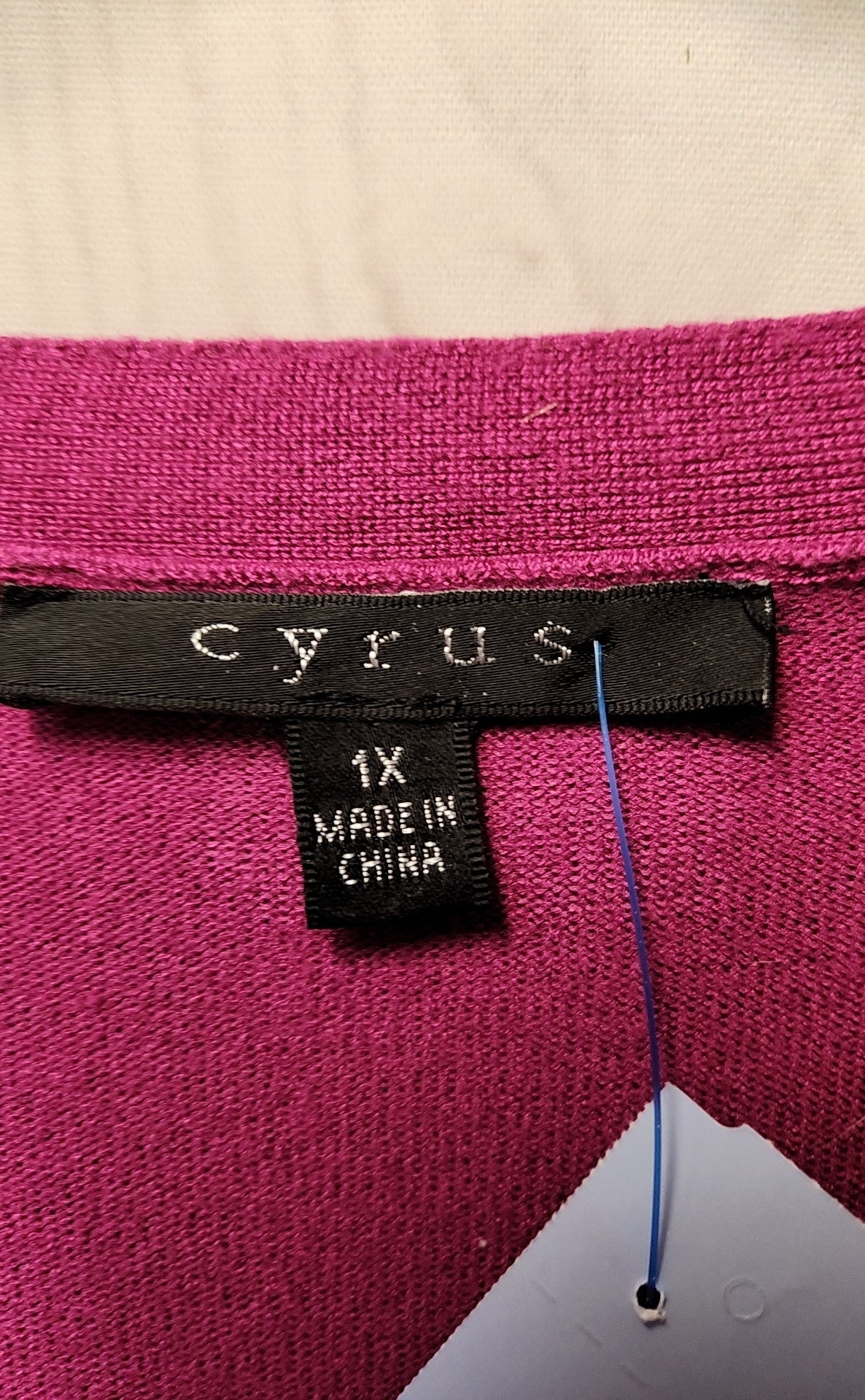 Cyrus Women's Size 1X Purple Sweater