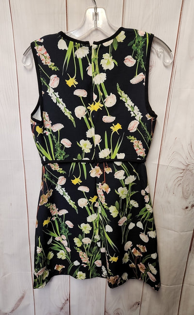 Victoria Beckham for Target Women's Size S Black Floral Dress
