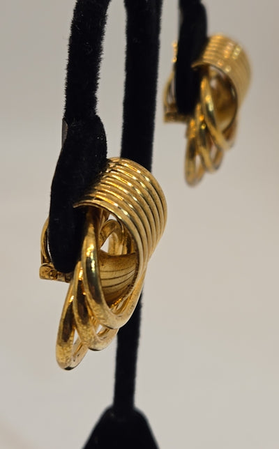 Gold Clip-on Earrings