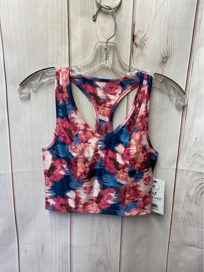 NWT Nine West Women's Size S Pink Sports Bra