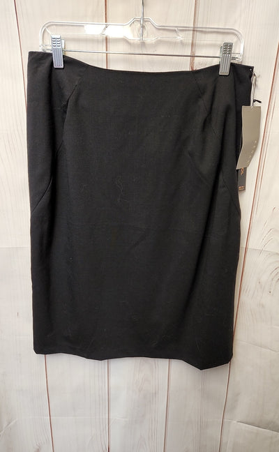 NWT Kenar Women's Size 10 Black Wool Blend Skirt