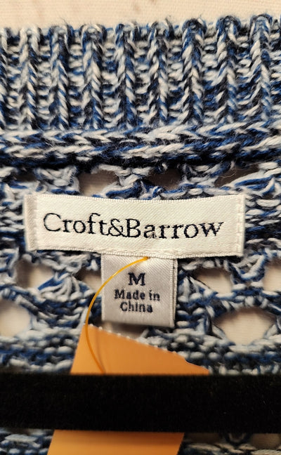 Croft & Barrow Women's Size M Blue Sweater