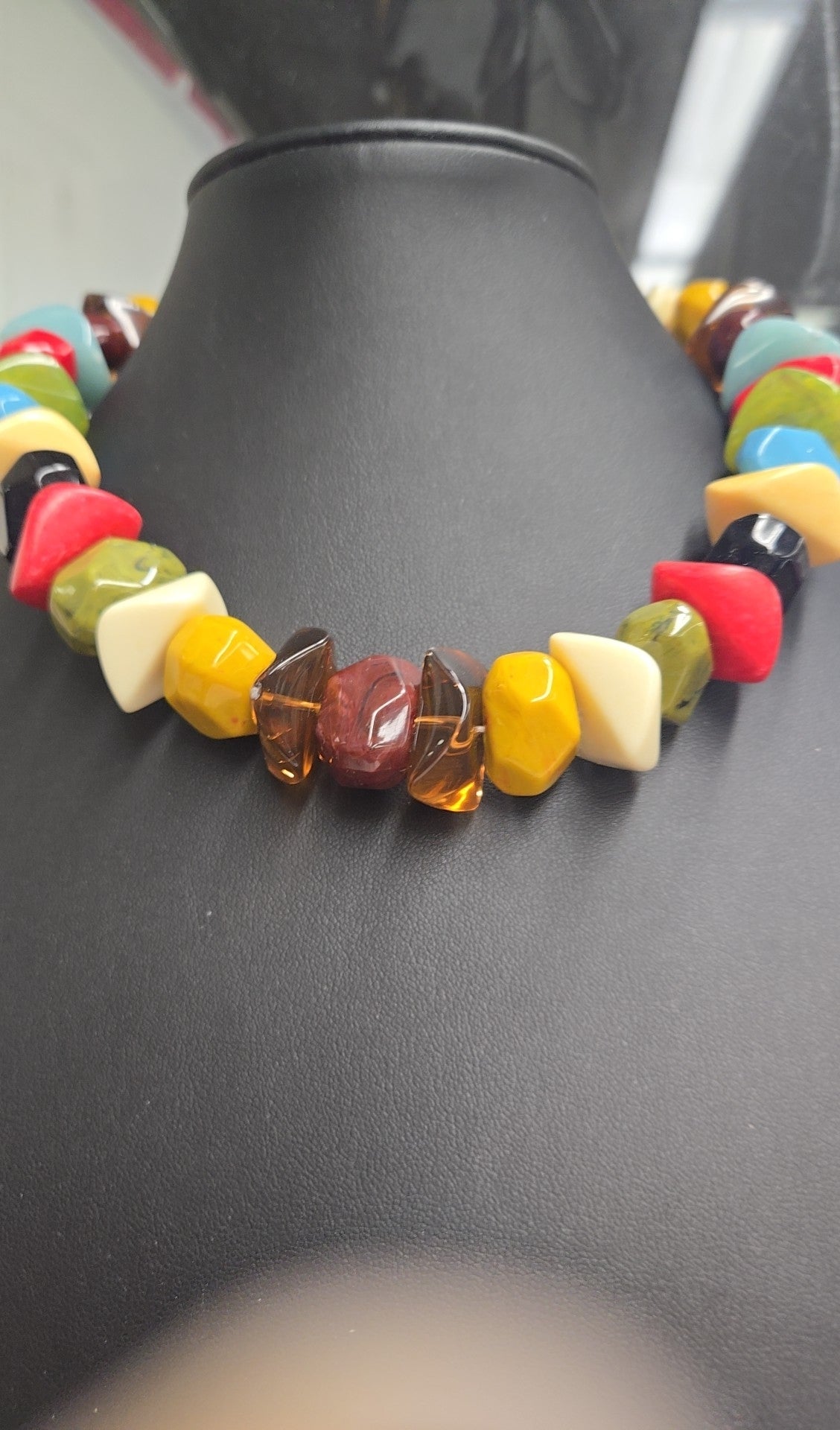 Multi-Color Beaded Necklace