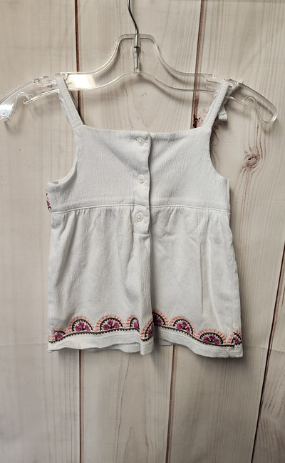 Carters Girl's Size 3 White Shirt