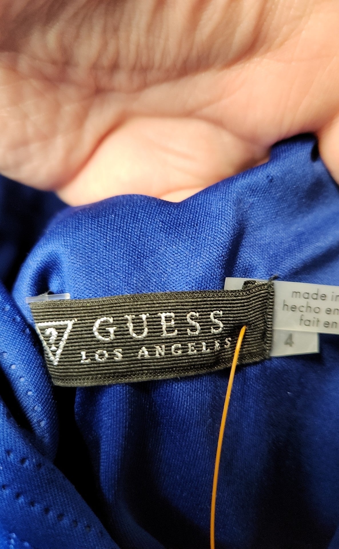 Guess Women's Size 4 Blue Dress