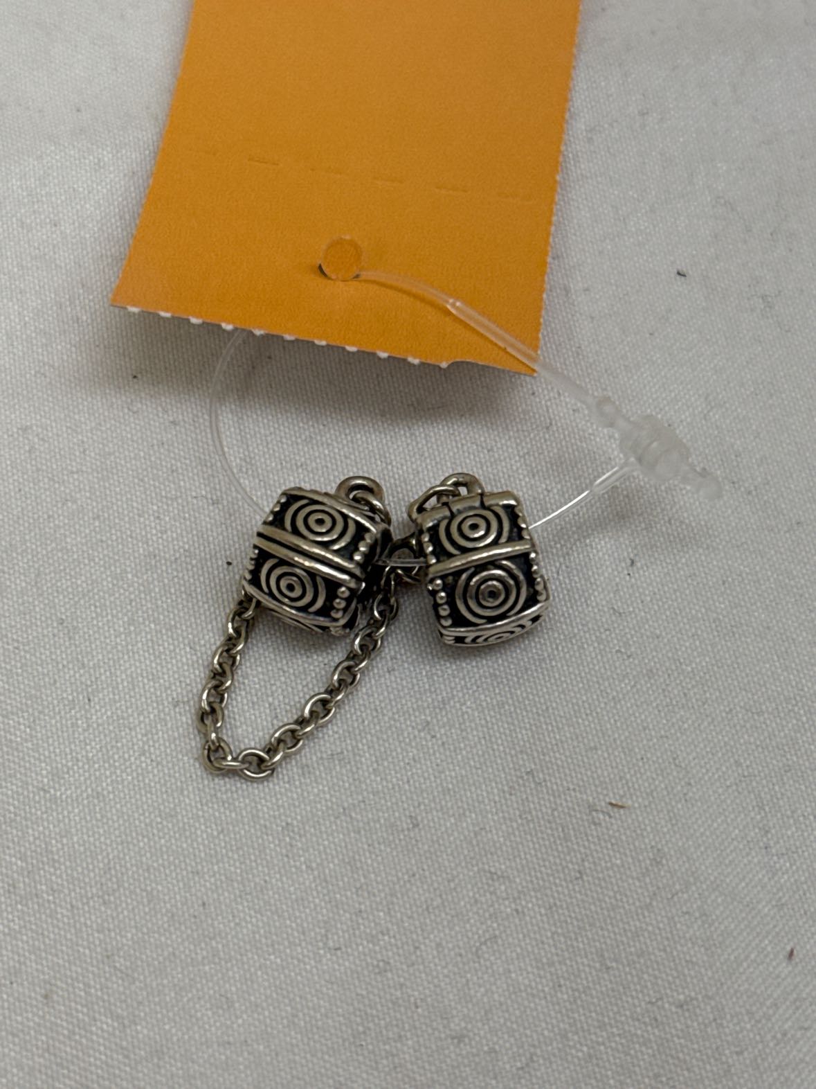 Pandora .925 ALE Sterling Silver Dreamer Safety Chain Clip Charm