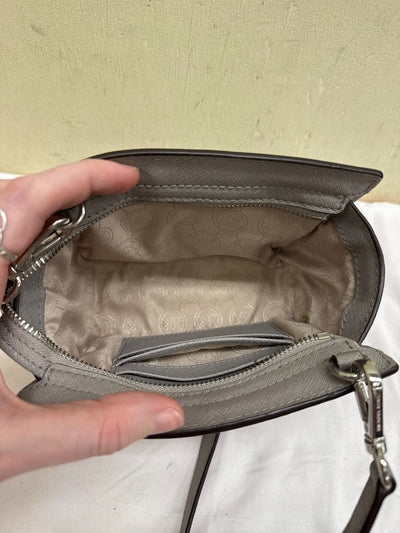 Michael Kors Gray Leather Purse Bag