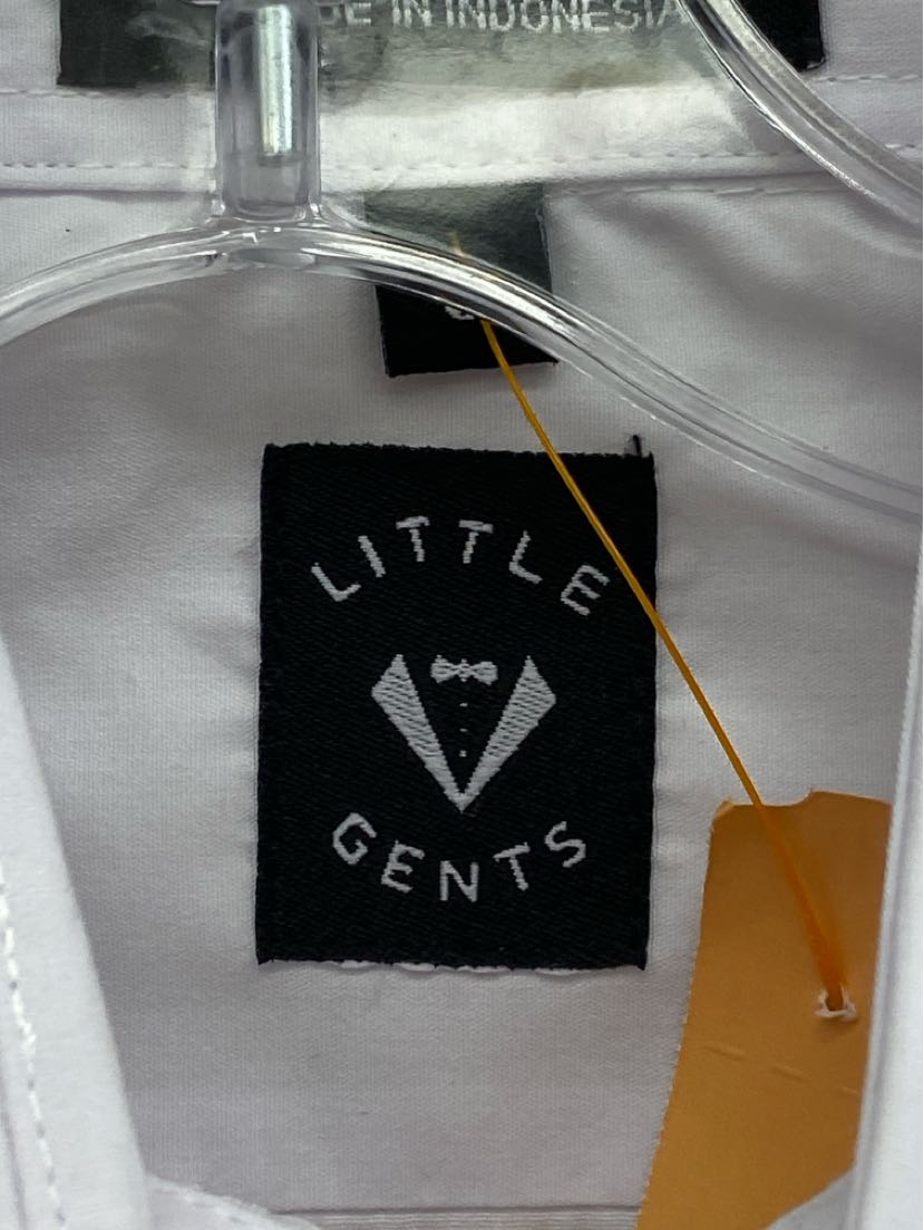 Little Gents Boy's Size 8 White Shirt
