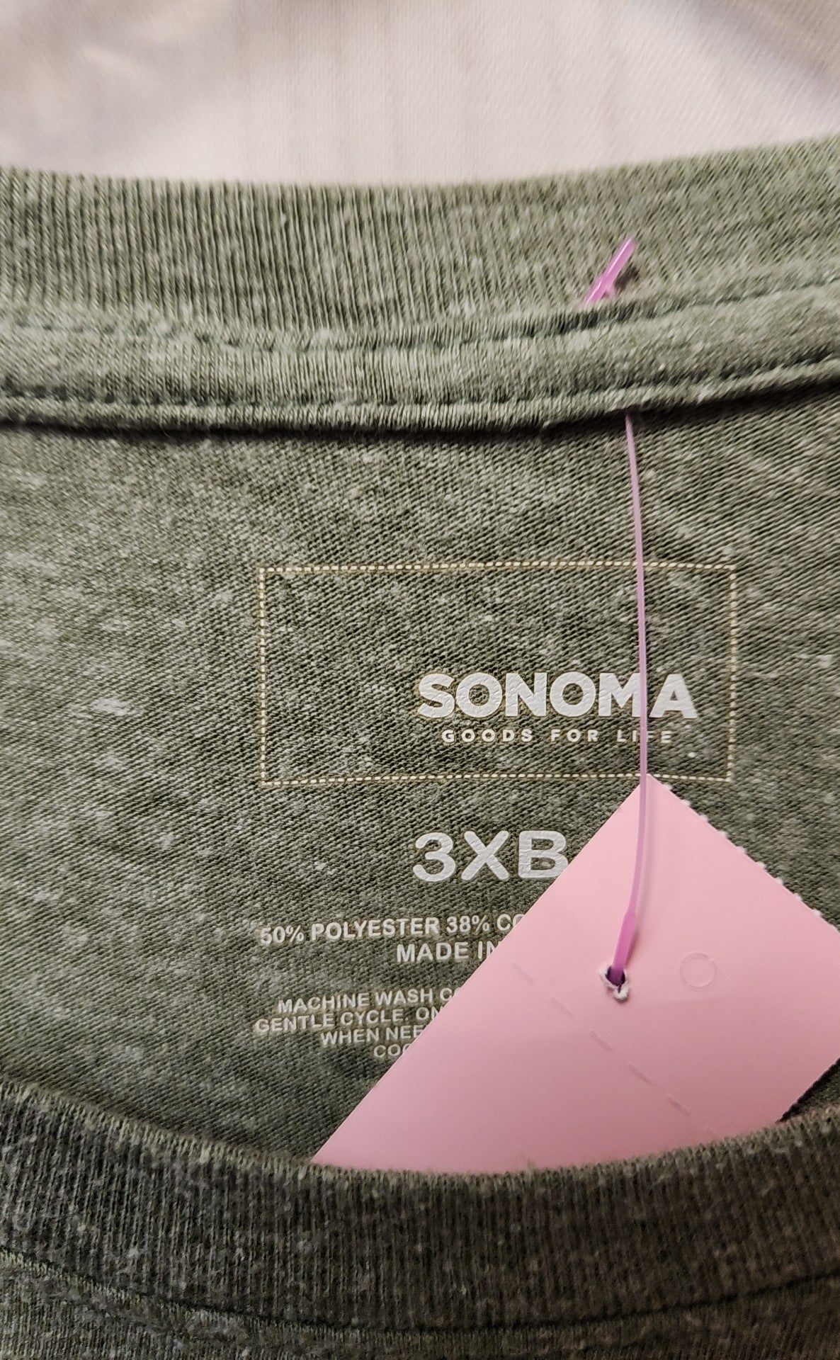 Sonoma Men's Size 3X Big Green Shirt