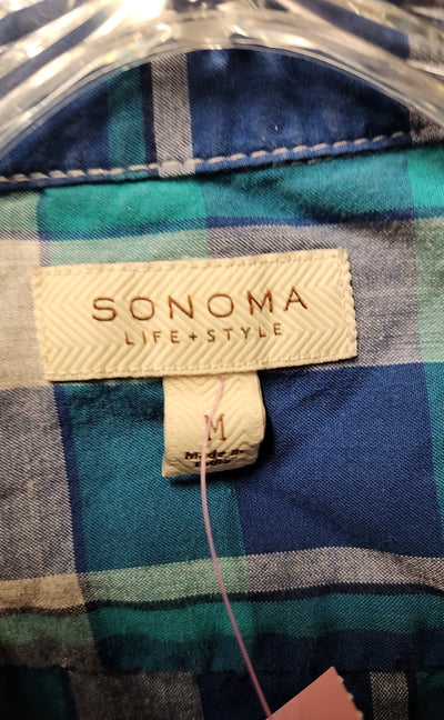 Sonoma Men's Size M Blue Shirt