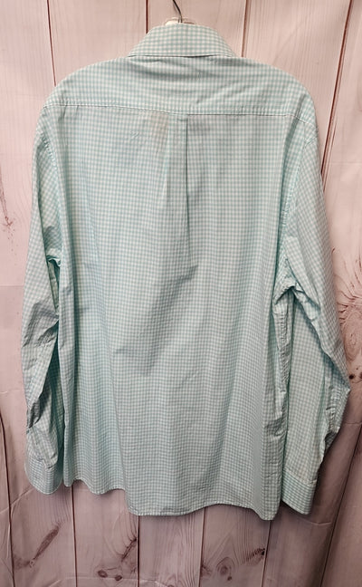 johnnie-O Men's Size XXL Light Blue Shirt