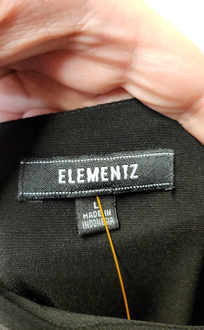 Elementz Women's Size L Black Dress
