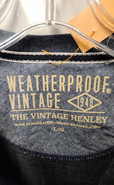 NWT Weatherproof Men's Size L Maritime Blue Shirt