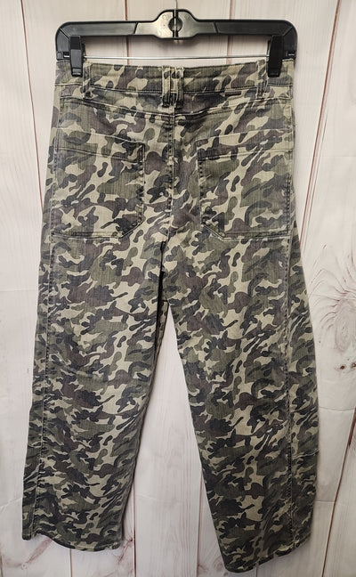 Tractr Women's Size 26 (1-2) Green Camo Pants