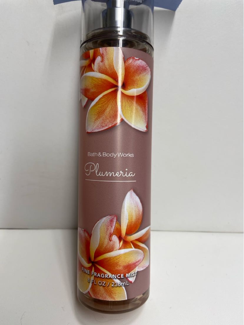 Bath & Body Works Plumeria Fine Fragrance Mist 8fl oz Perfume