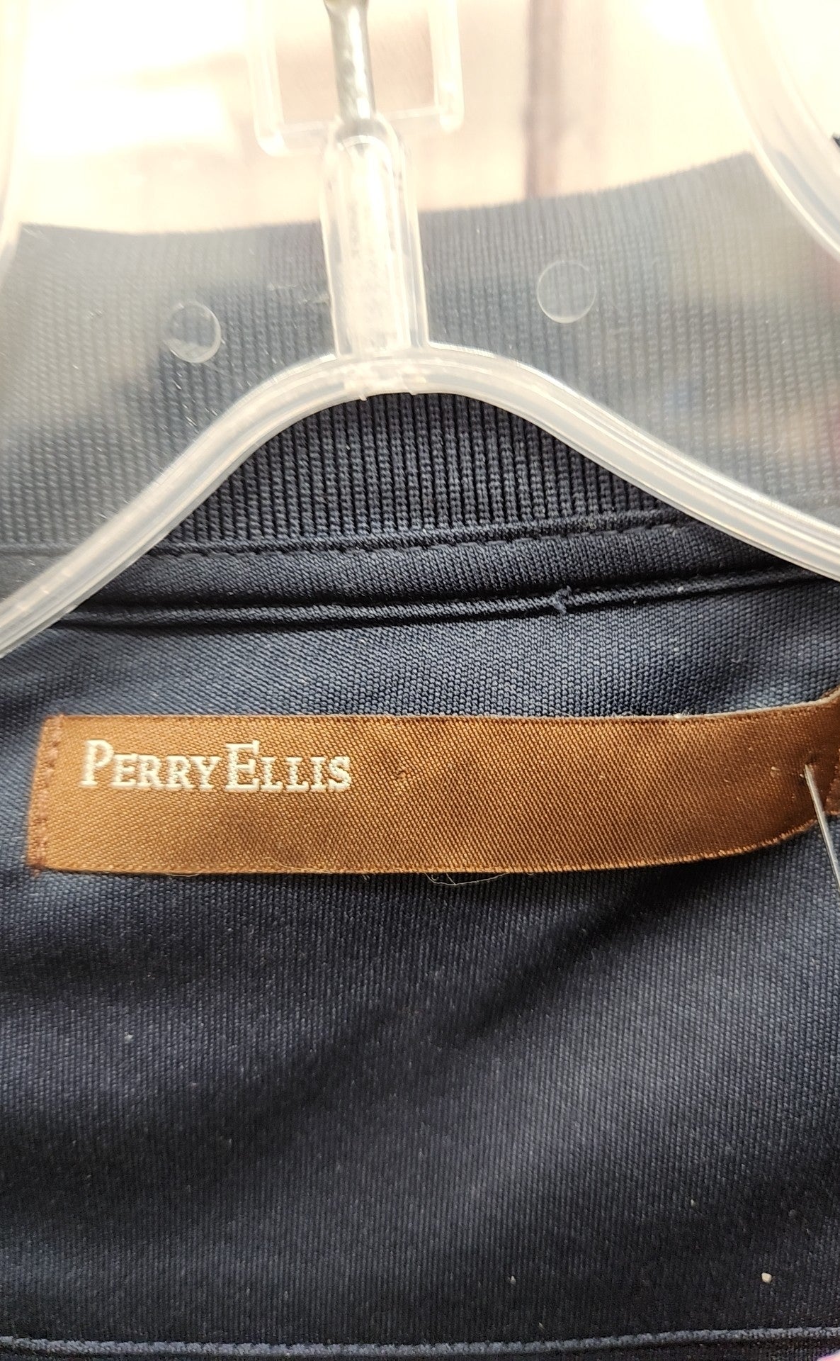 Perry Ellis Men's Size XXL Navy Shirt