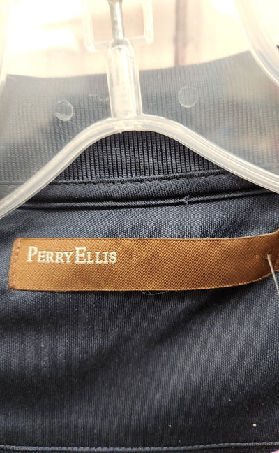 Perry Ellis Men's Size XXL Navy Shirt