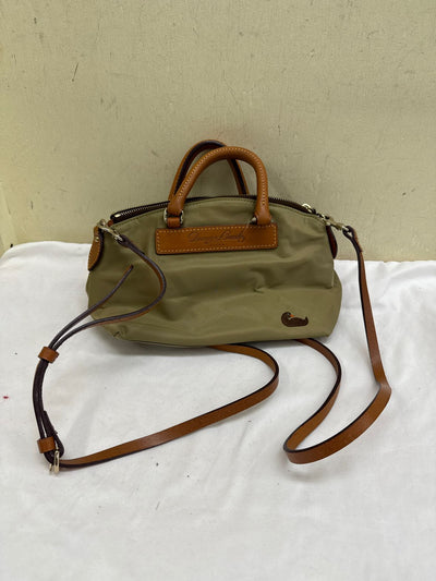 Dooney & Bourke Mini Juliette Satchel Green Nylon Crossbody Purse Bag