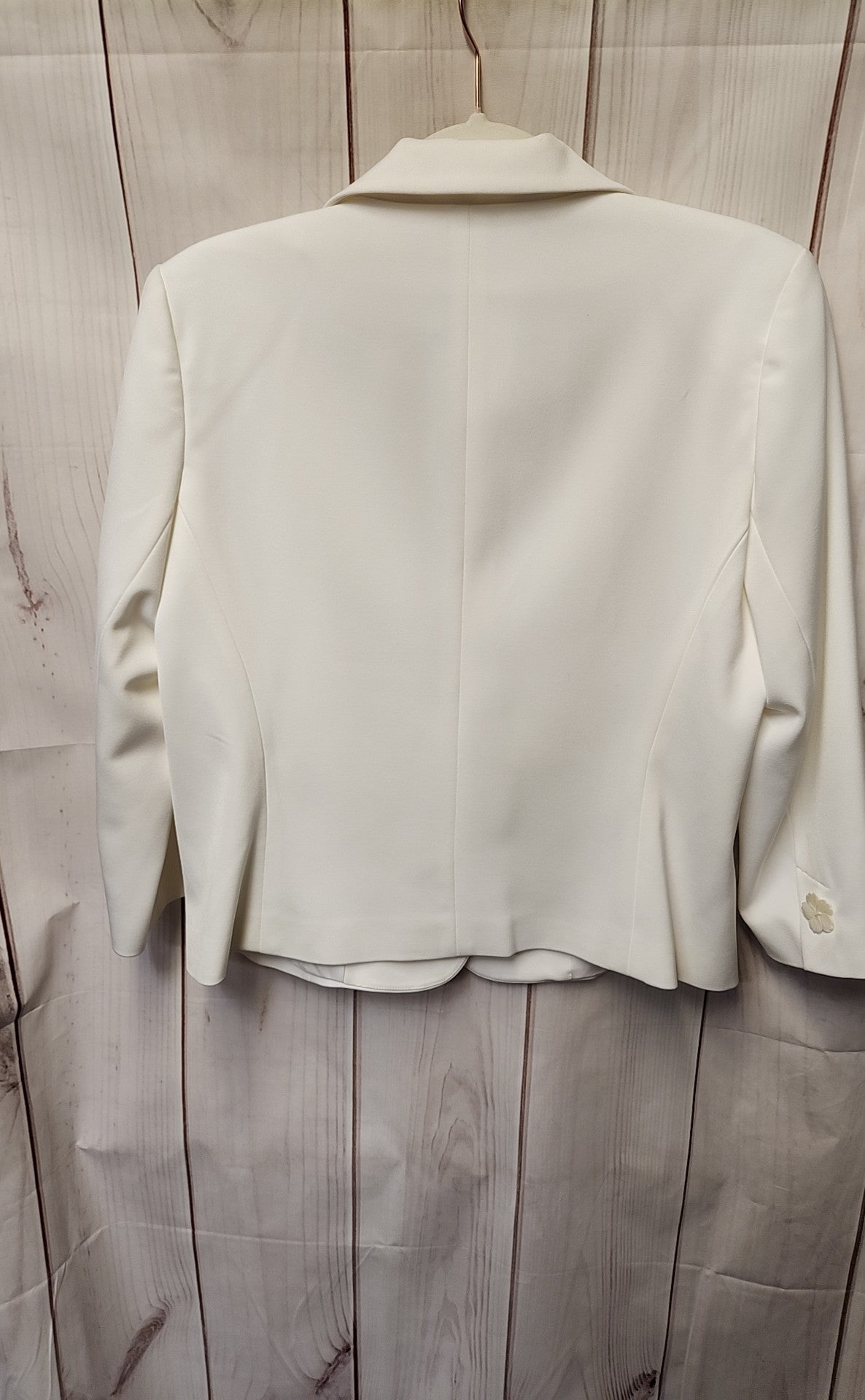 NWT White House Black Market Women's Size 12 White Blazer