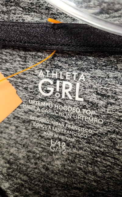 Athleta Girl's Size 12 Gray Shirt