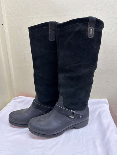 Crocs Women's Size 10 Black Boots Shoes