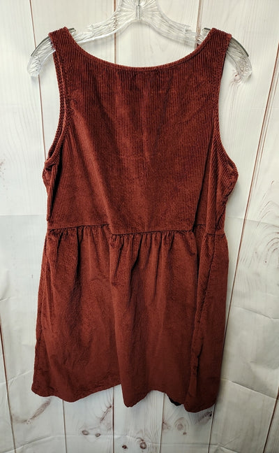 American Eagle Women's Size L Brown Corduroy Dress
