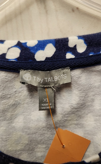 Talbots Women's Size XL Blue Sweatshirt