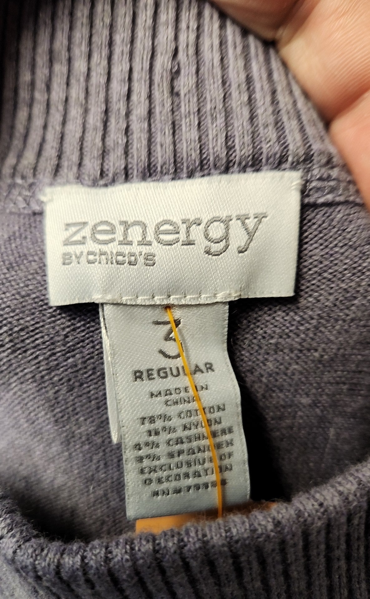 Zenergy - Chico's Women's Size 3 = US XL Purple Sweatpants
