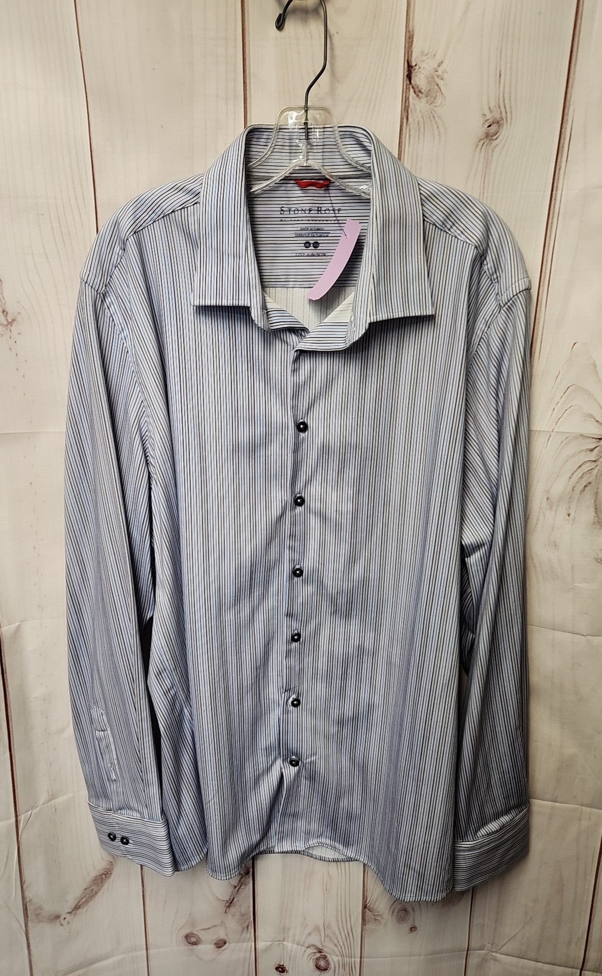 Stone Rose Men's Size 2X Blue Shirt