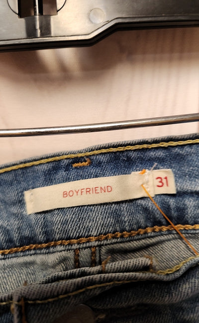 Levis Women's Size 31 (11-12) Blue Jeans Boyfriend