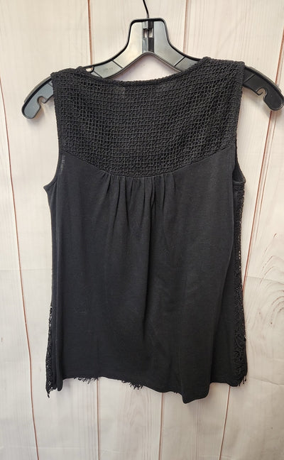 Style & Co Women's Size Petite Black Sleeveless Top