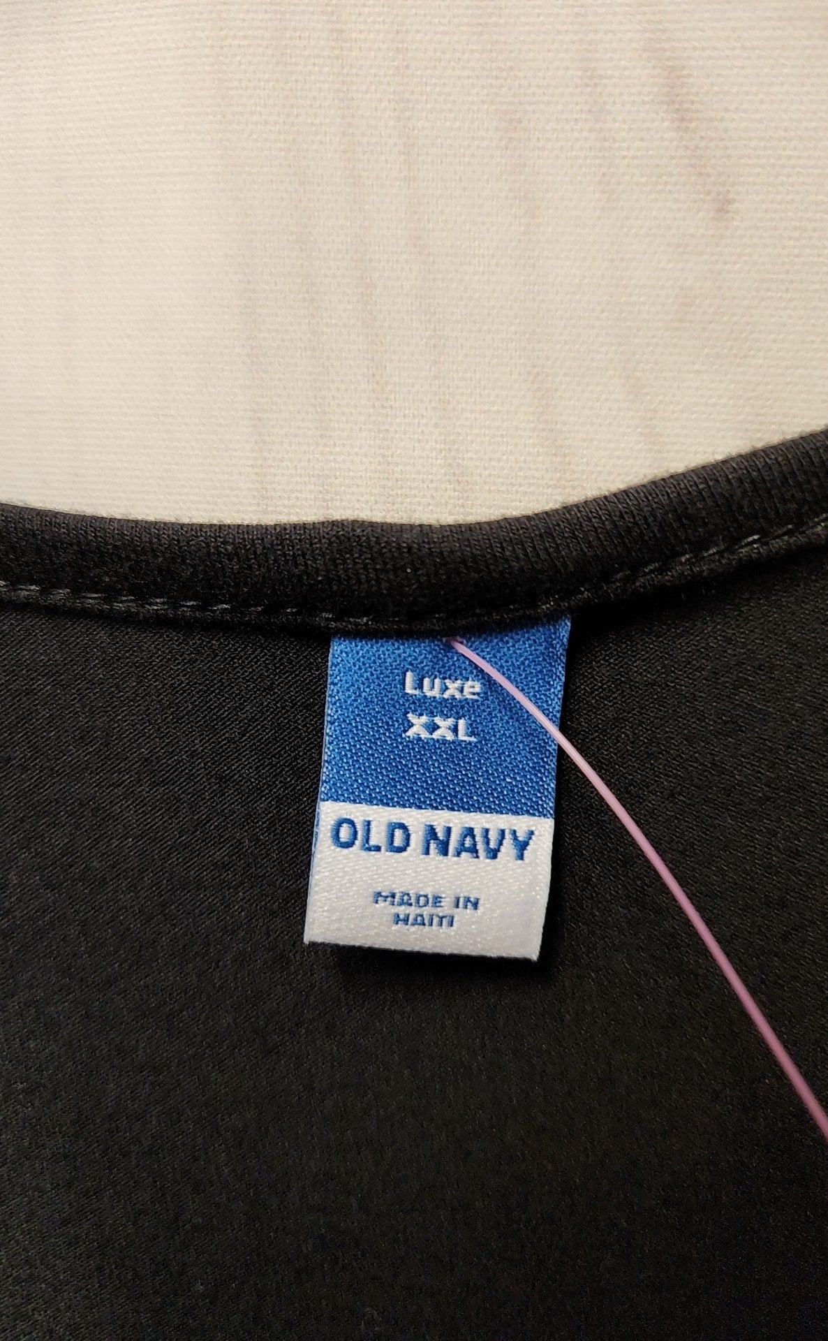 Old Navy Women's Size XXL Black Short Sleeve Top