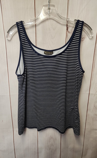 Tommy Bahama Women's Size L Navy Sleeveless Top