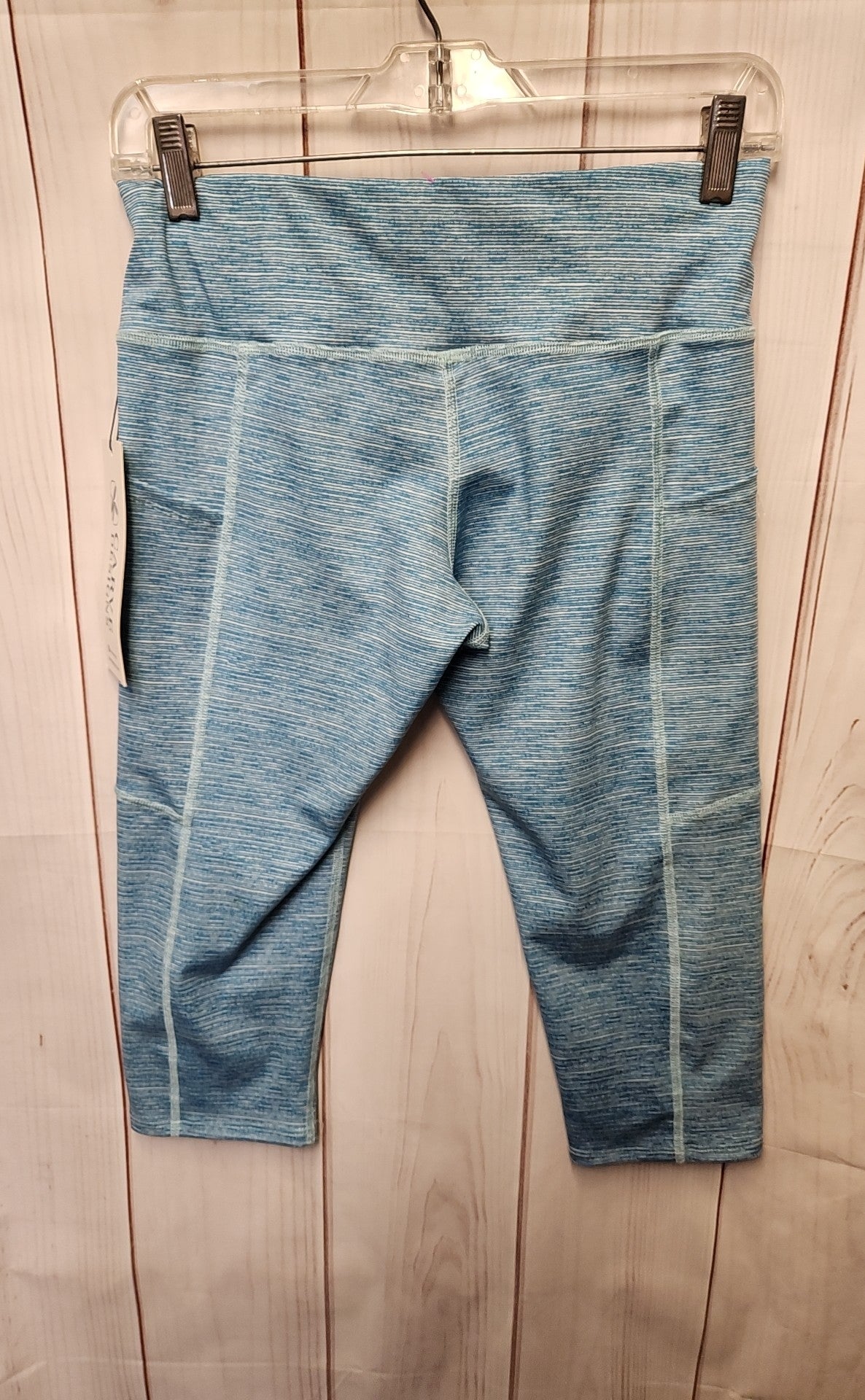 NWT Carve Designs Women's Size S Blue Active Capris