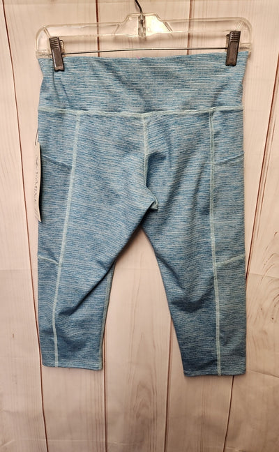 NWT Carve Designs Women's Size S Blue Active Capris