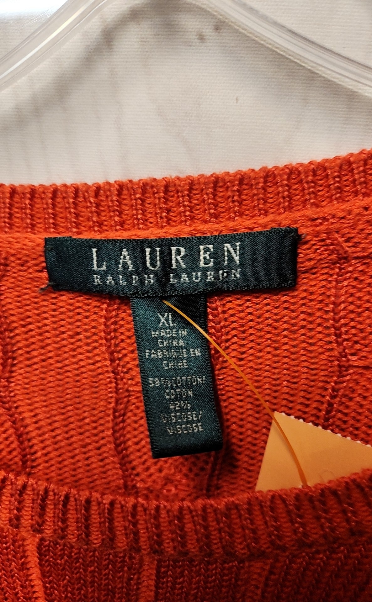 Lauren by Ralph Lauren Women's Size XL Red Sweater