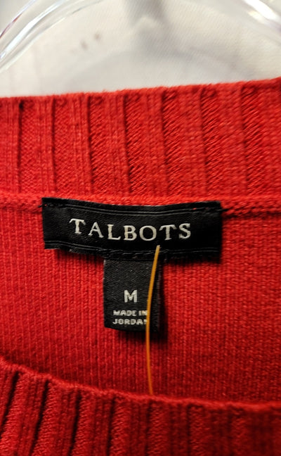 Talbots Women's Size M Red Sweater