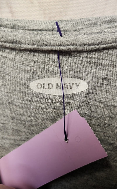 Old Navy Women's Size S Gray Short Sleeve Top