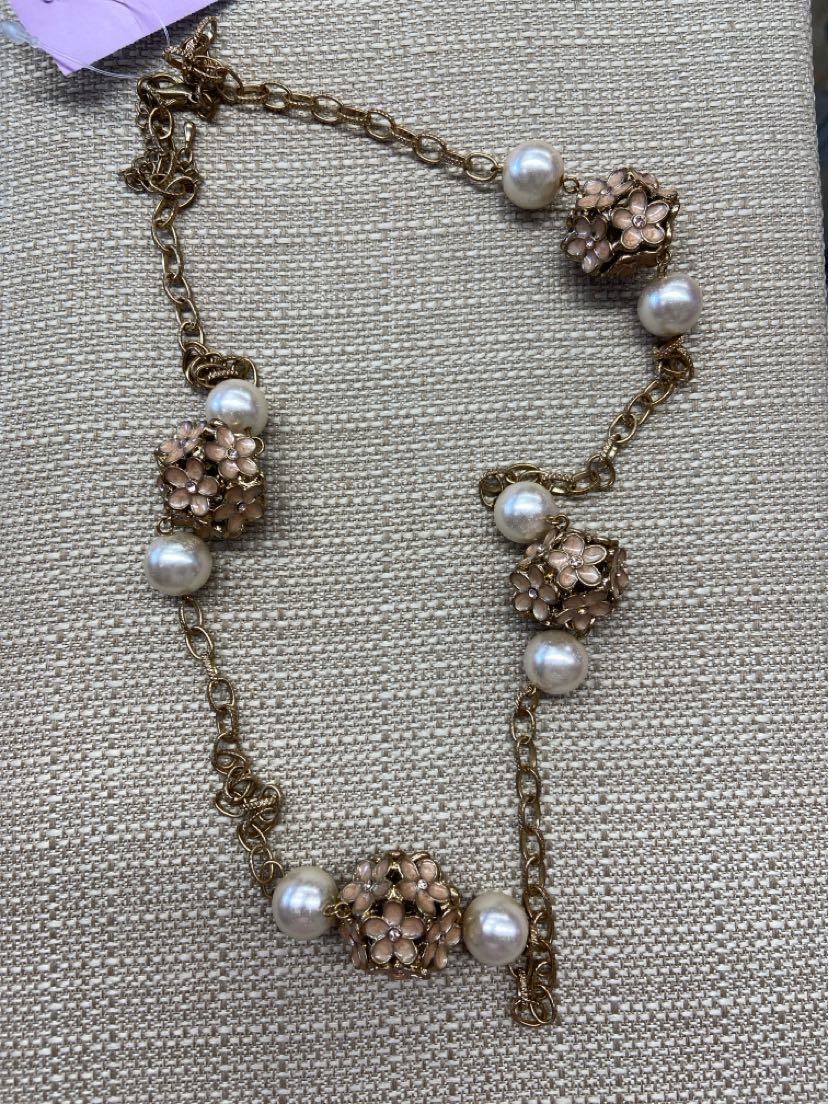Gold Floral Necklace