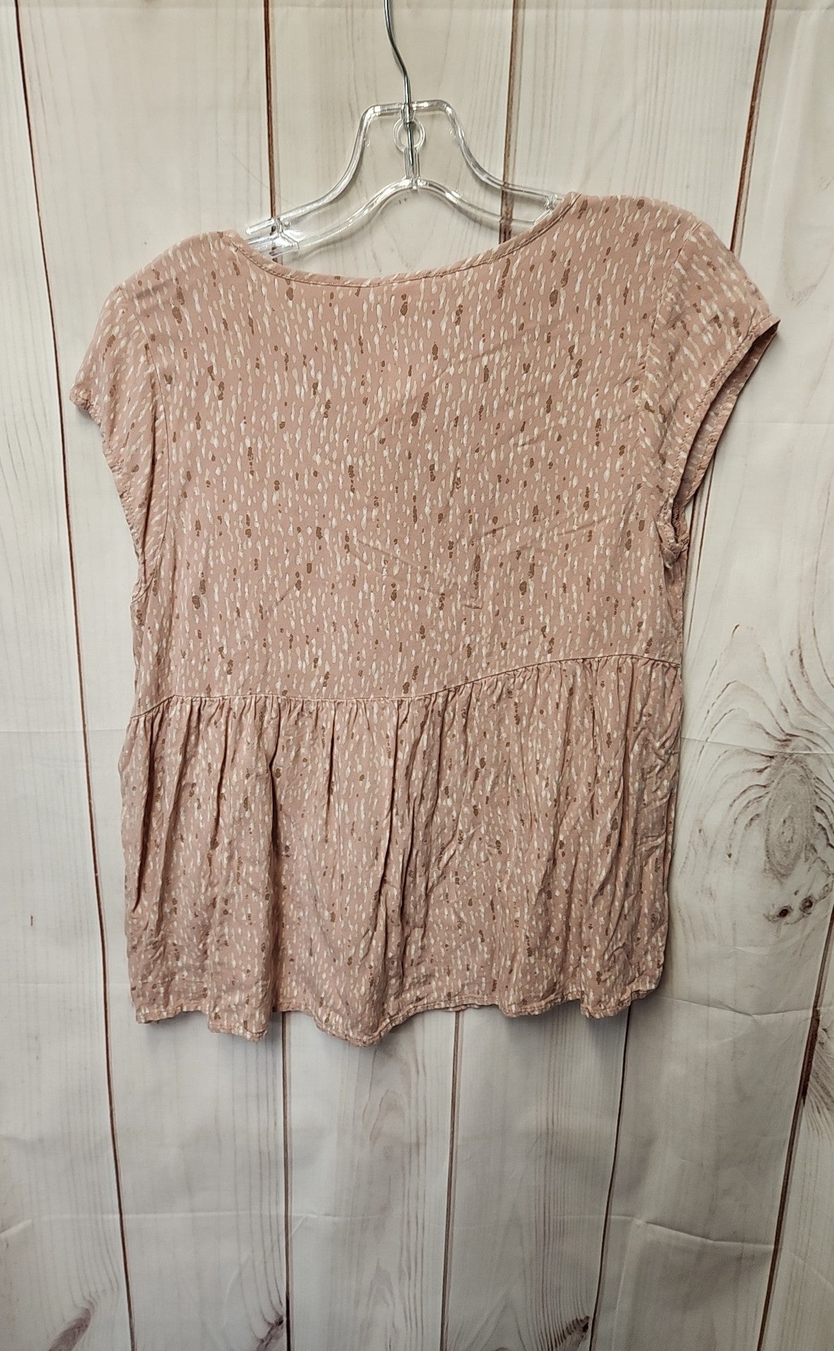 Caslon Women's Size S Pink Short Sleeve Top