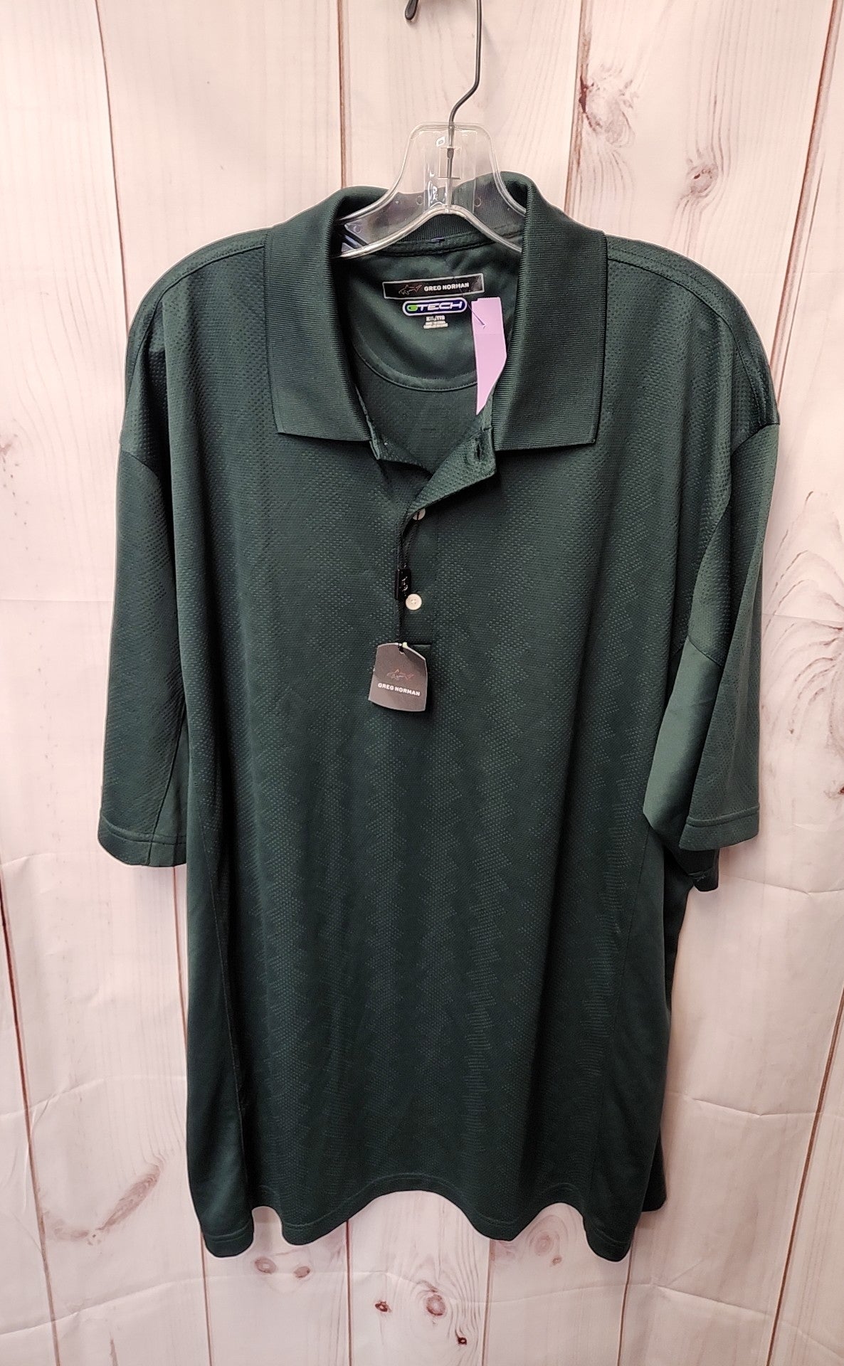 NWT Greg Norman Men's Size XXL Green Shirt