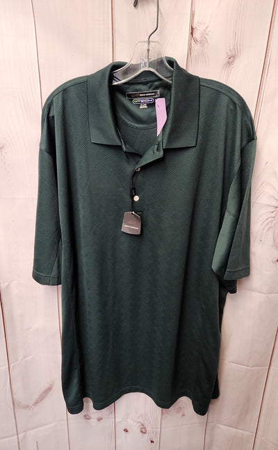NWT Greg Norman Men's Size XXL Green Shirt