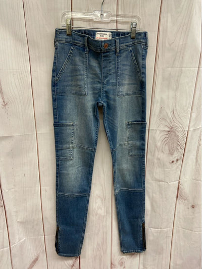 abercrombie Girl's Size 15/16 Blue Jeans Pull-on Jean Legging