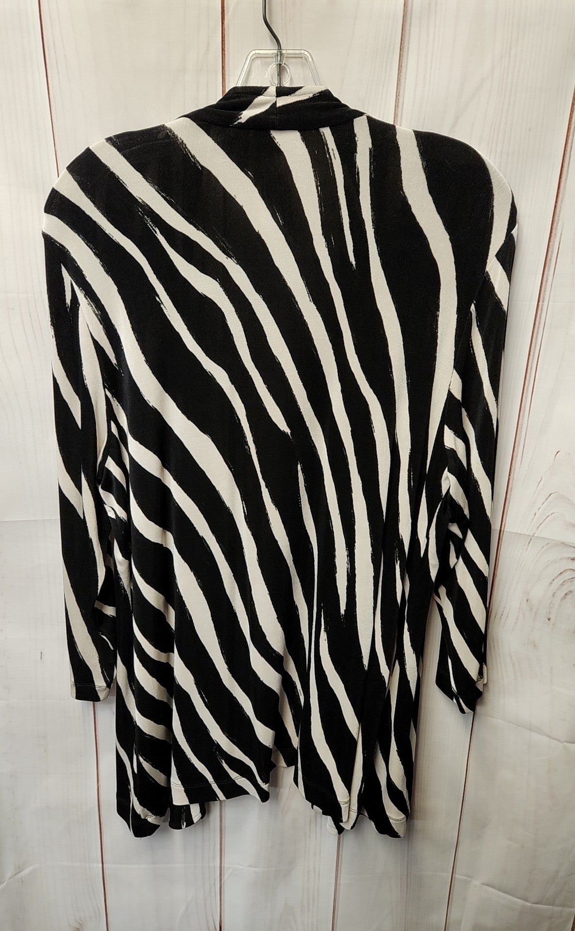 Chico's TravelersWomen's Size 2 = US L White & Black Cardigan