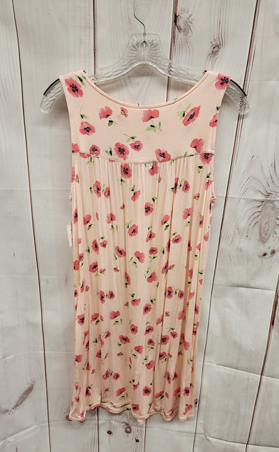 Croft & Barrow Women's Size M Pink Floral Nightgown