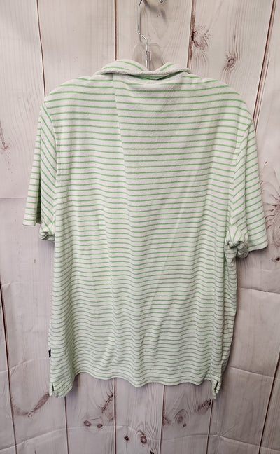 Vineyard Vines Men's Size XL White & Green Terry Shirt