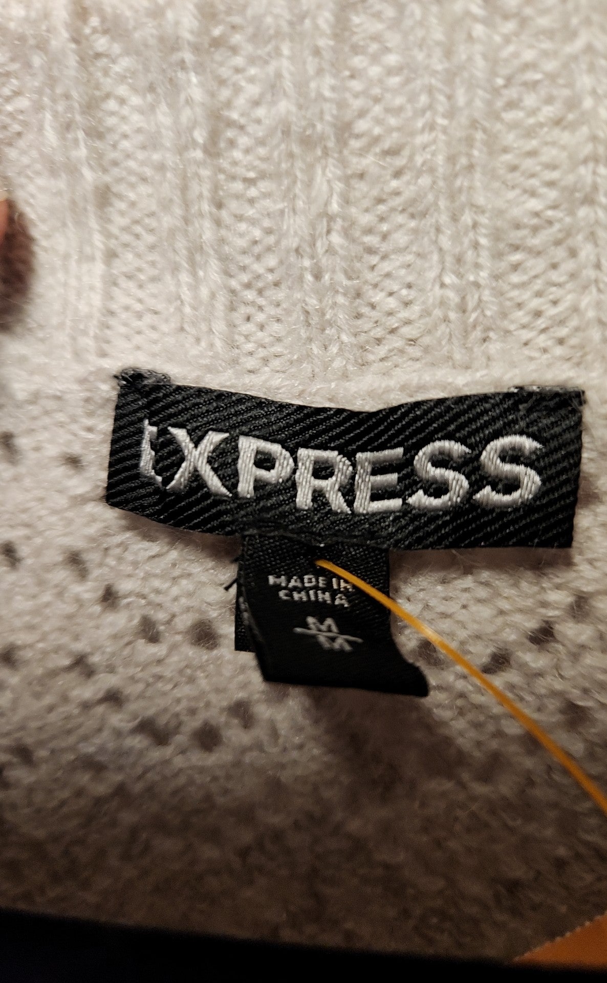 Express Women's Size M Beige Sweater