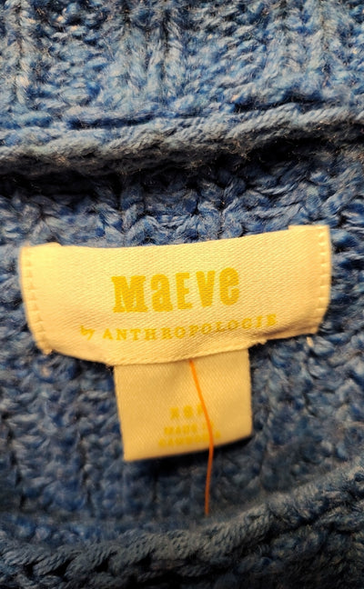 Maeve Anthropologie Women's Size XS Petite Blue Sweater